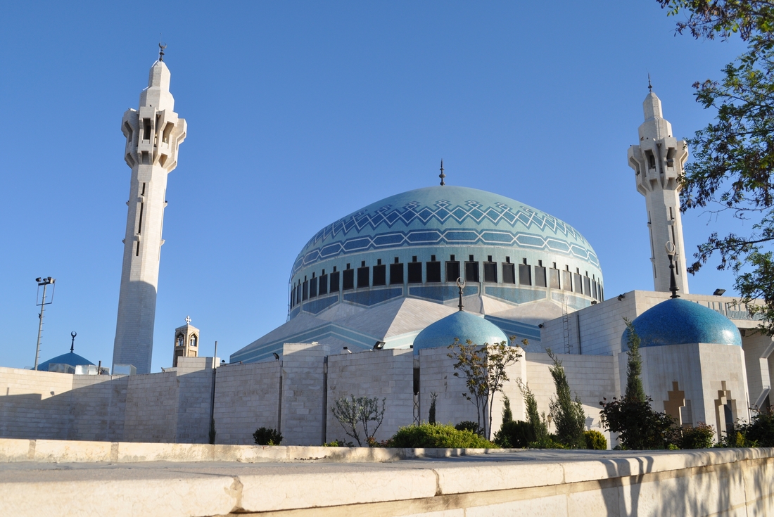 Beautiful religious architecture in Amman, Jordan
