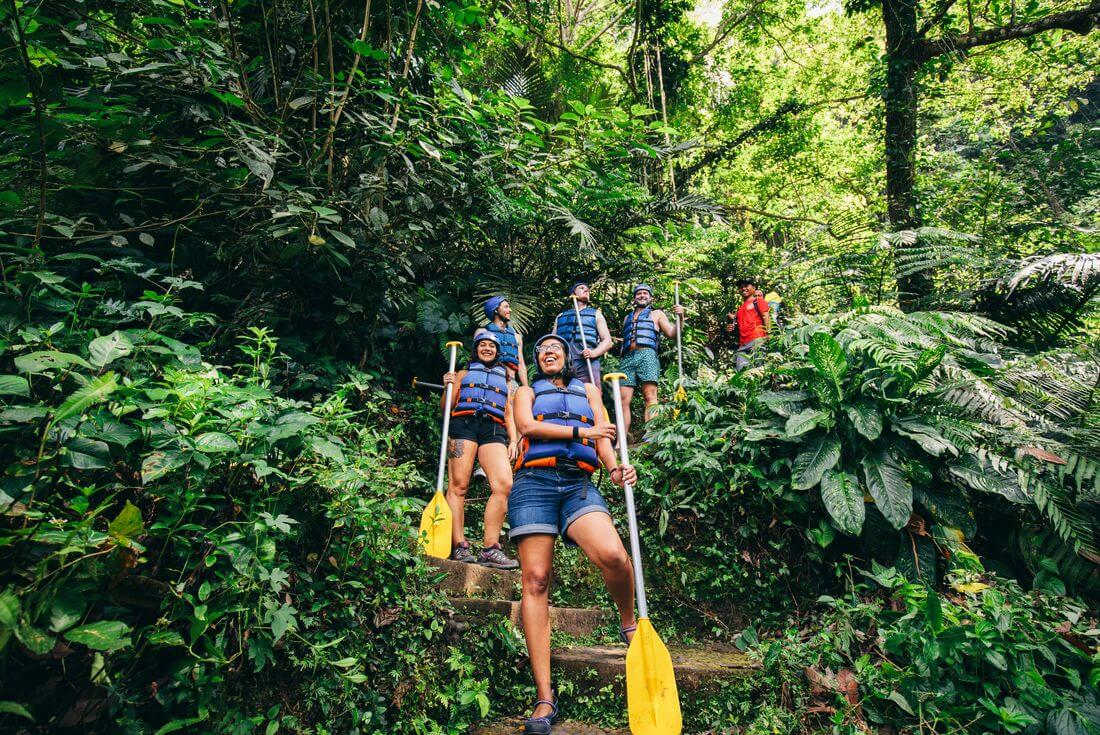 Explore white water rafting in Bali with Intrepid Travel