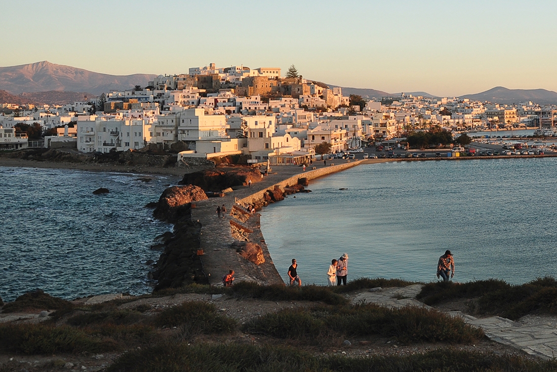 greek naxos village seaside sea ocean sunset white greece cyclades
