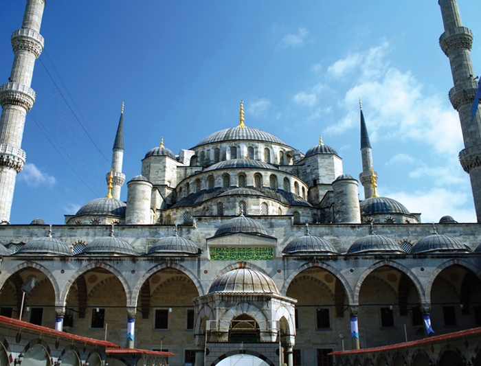 turkey istanbul blue mosque temple village city