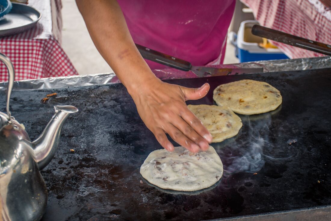 Tortilla Making near San Ignacio, Belize