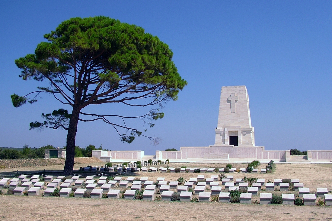 Memorial at Lone Pine, Gallipoli, on Anzac Cove, Turkey