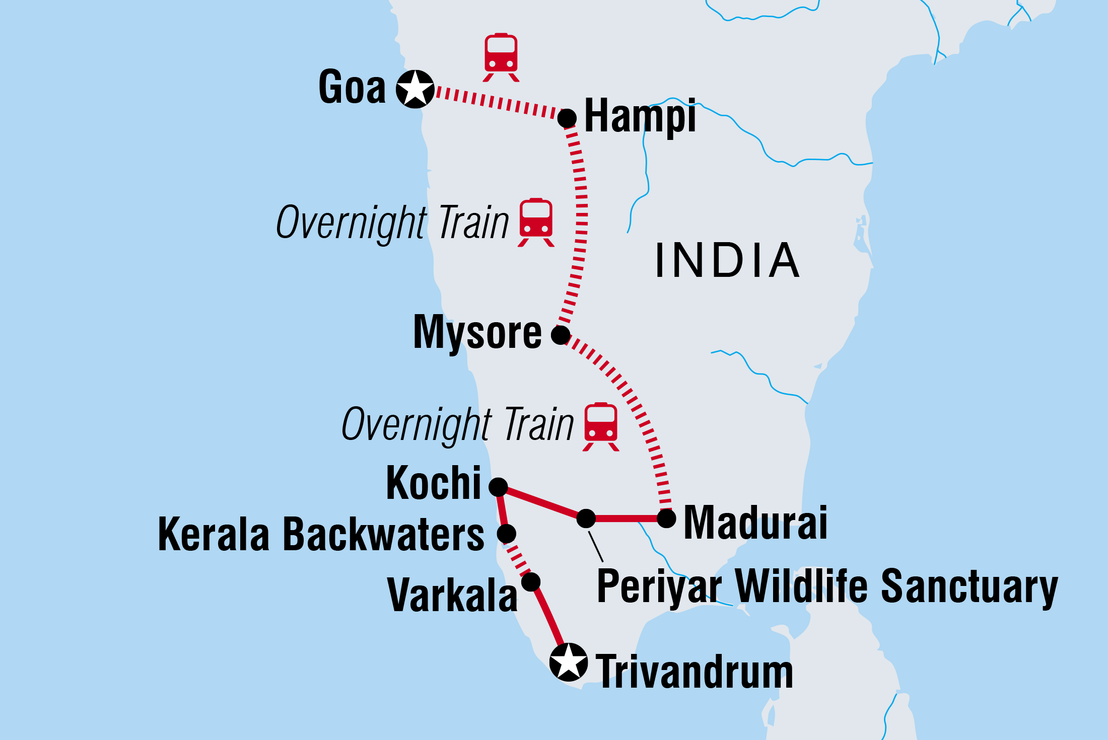 Map of South India Revealed including India