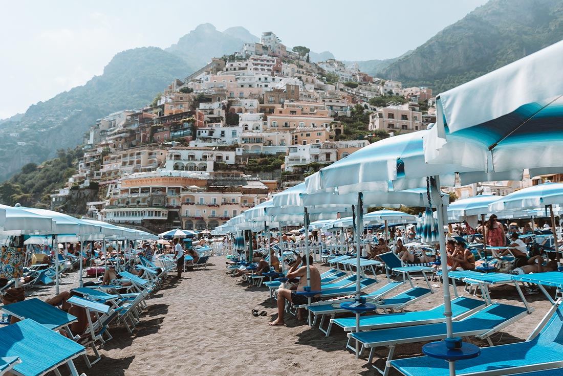 Beach in Amalfi Coast, Italy