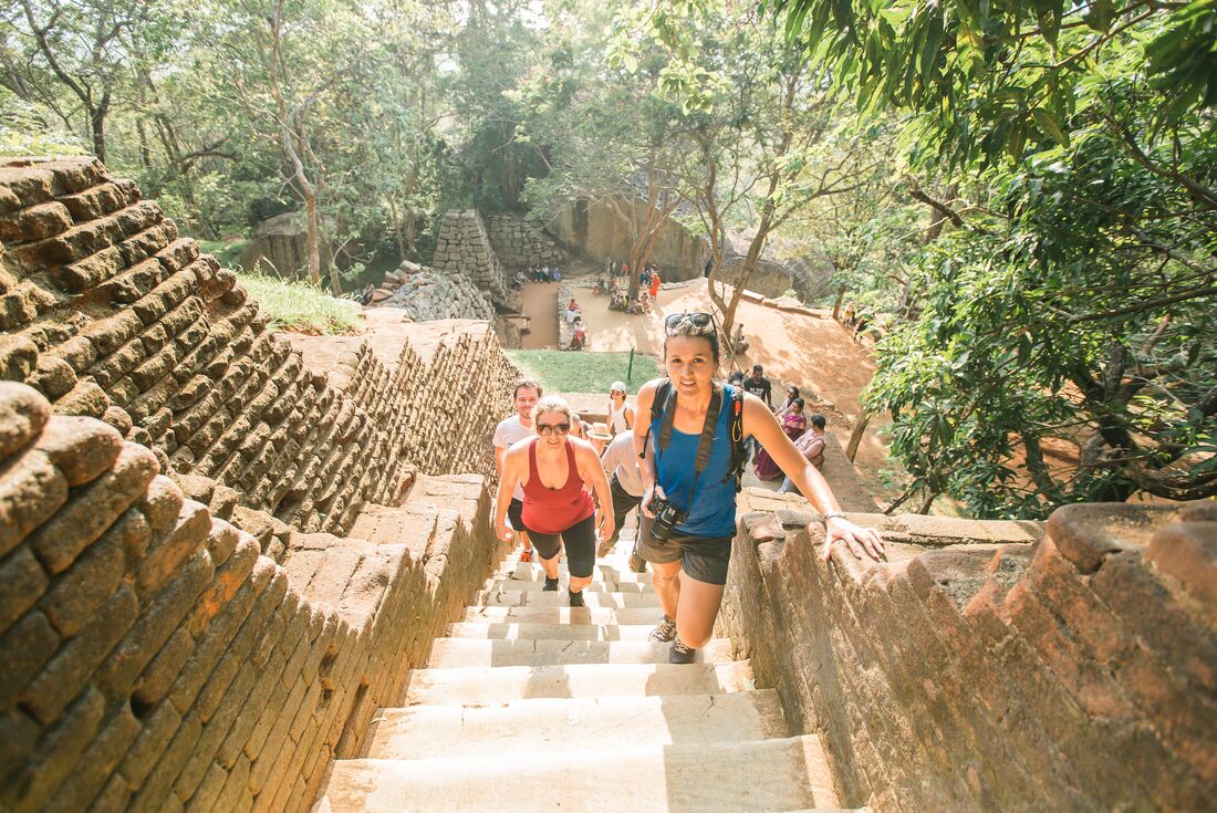 Explore the Sigiriya Lion Rock Fortress