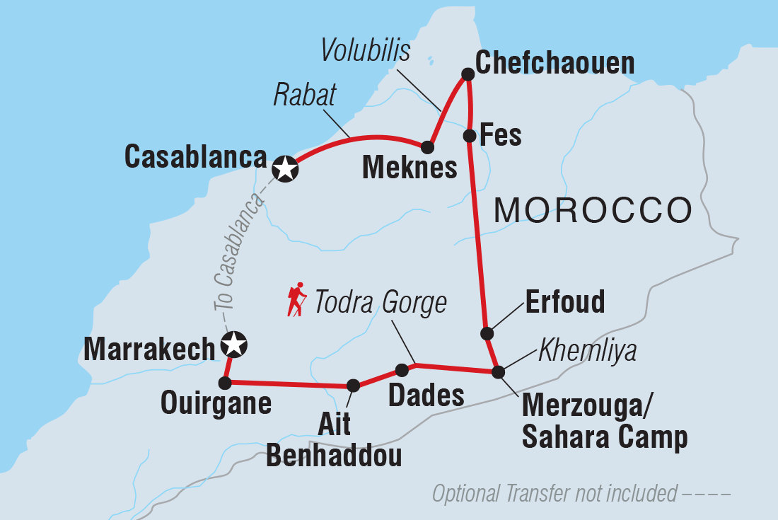 Map of Premium Morocco In Depth including Morocco