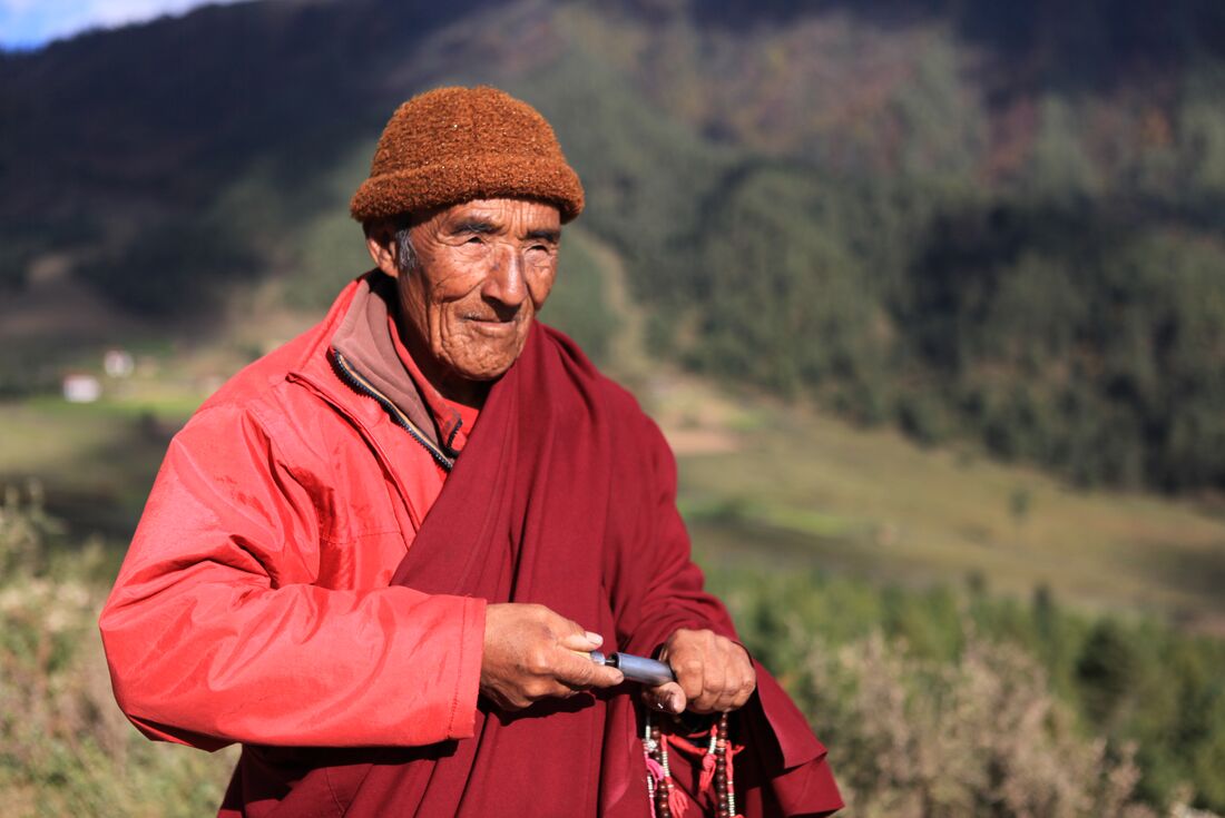 Local man in Bhutan