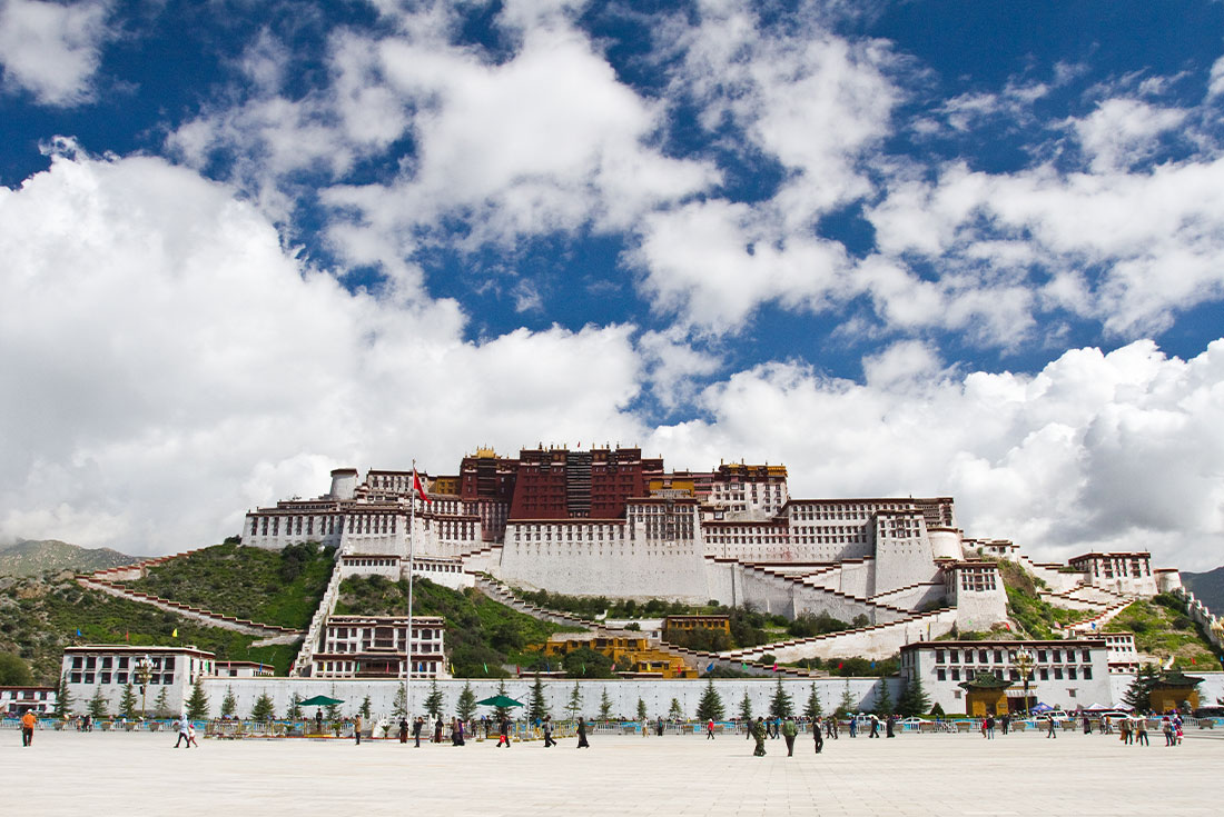 Massive Petal Palace, Lhasa, Tibet
