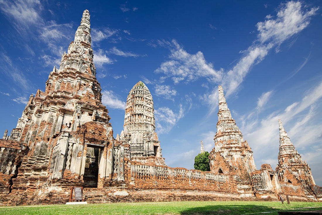Explore the ruins of Ayutthaya in Thailand