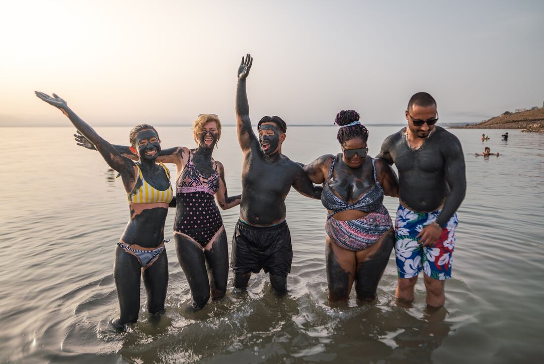 Take a swim in the Dead Sea while in Jordan with Intrepid Travel