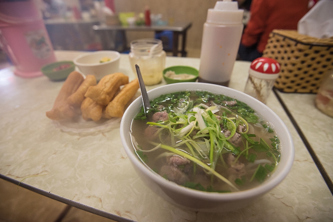 Delicious local food in Hanoi, Vietnam