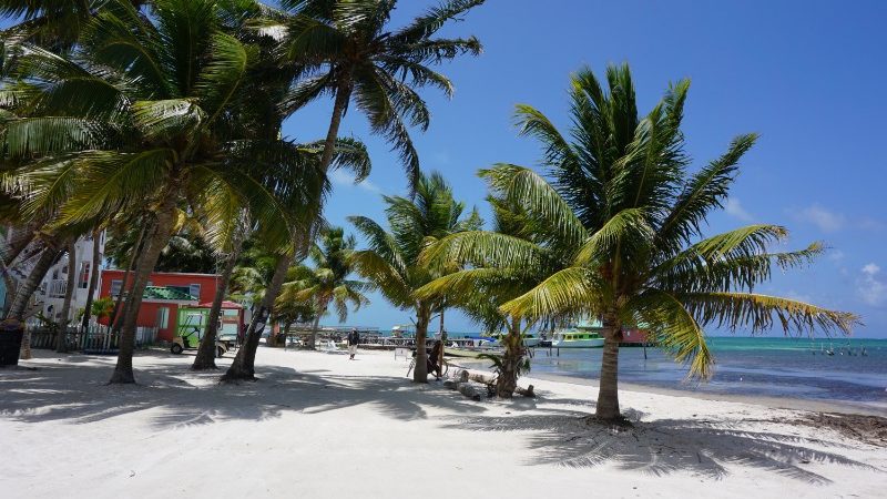 Beautiful beach in Belize