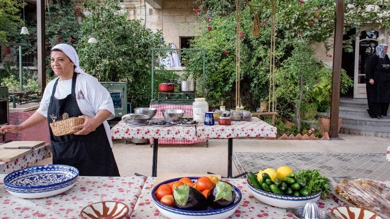 A cooking school in Amman