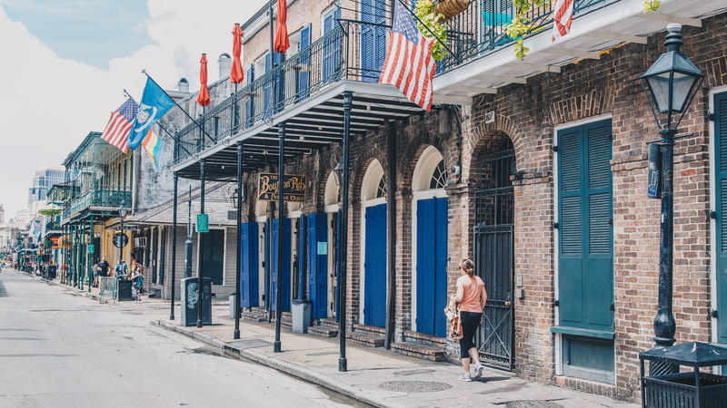 Bourbon street, New Orleans