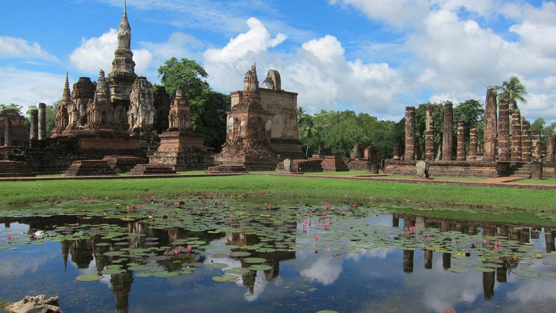 Temples at Sukhothai, Northern Thailand