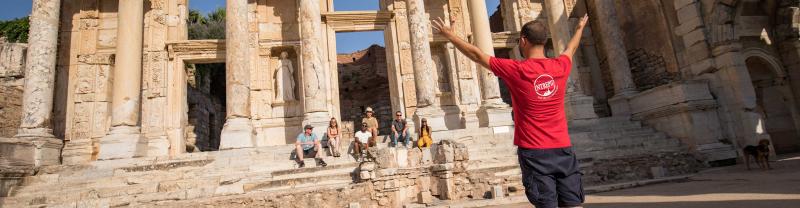 Turkey Highlights with Intrepid Travel - Ephesus ruins