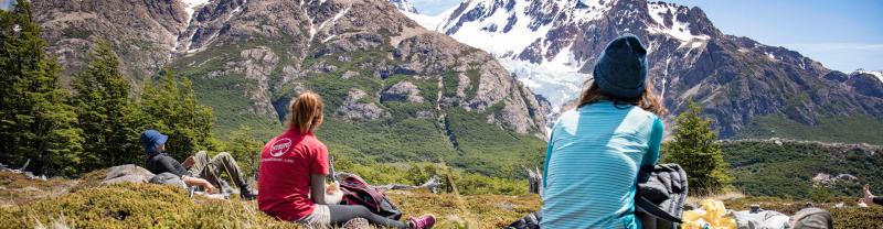 Hikers in Patagonia