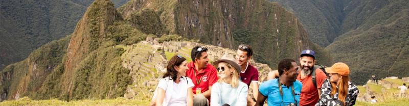 Travellers enjoying an Intrepid Tailor-Made tour in Peru