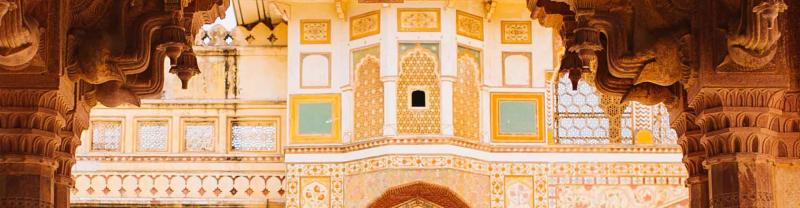 Intricate detail of Jaipur in India