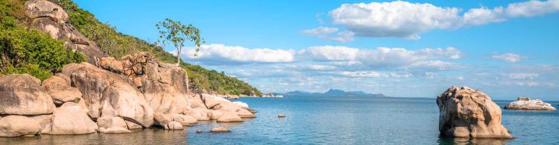 Otter point at Cape Maclear, Malawi