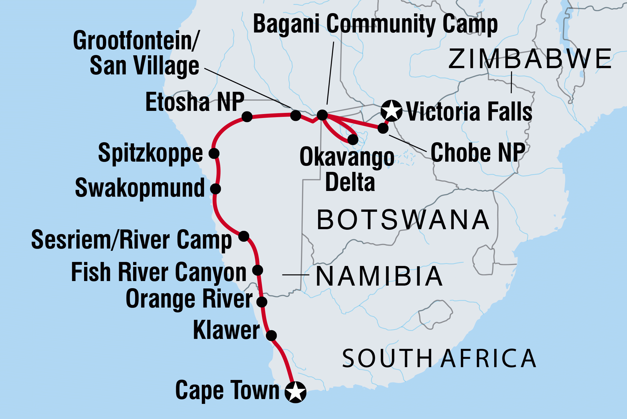 Cape Town To Vic Falls Intrepid Travel Be
