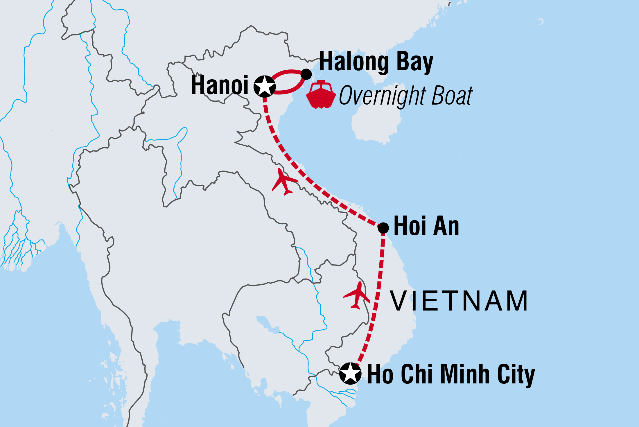 Map of Treasures Of Vietnam including Vietnam