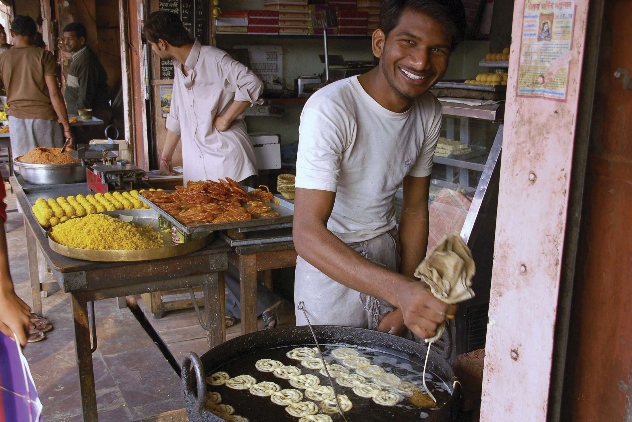 India street vendor food