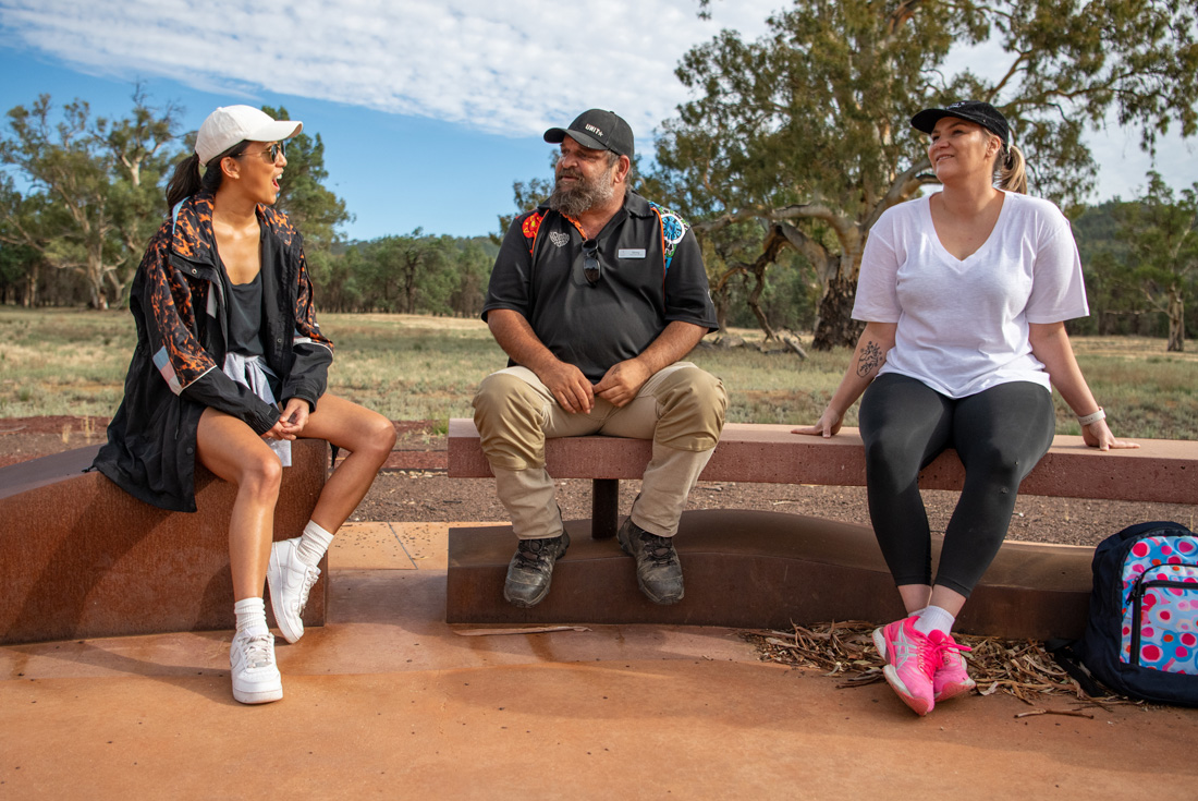 First Nations experience with Adnyamathanha man in Wilpena Pound, South Australia