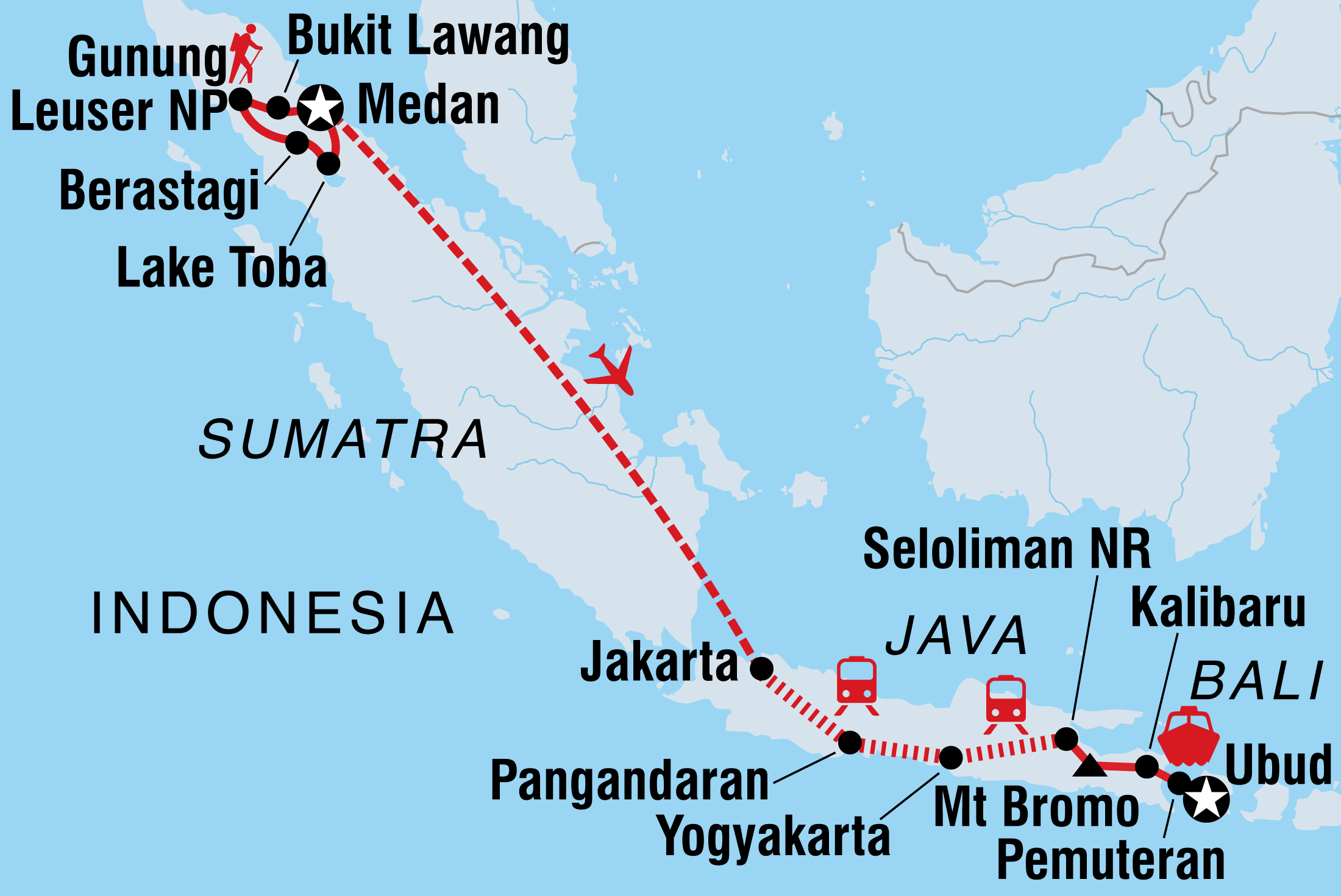 Map of Best Of Indonesia including Indonesia