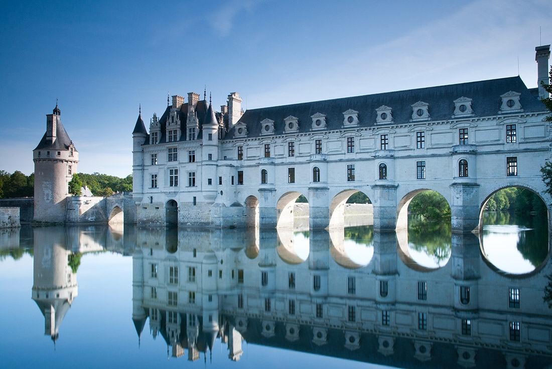 Chateau Chenonceau in Loire Valley, France