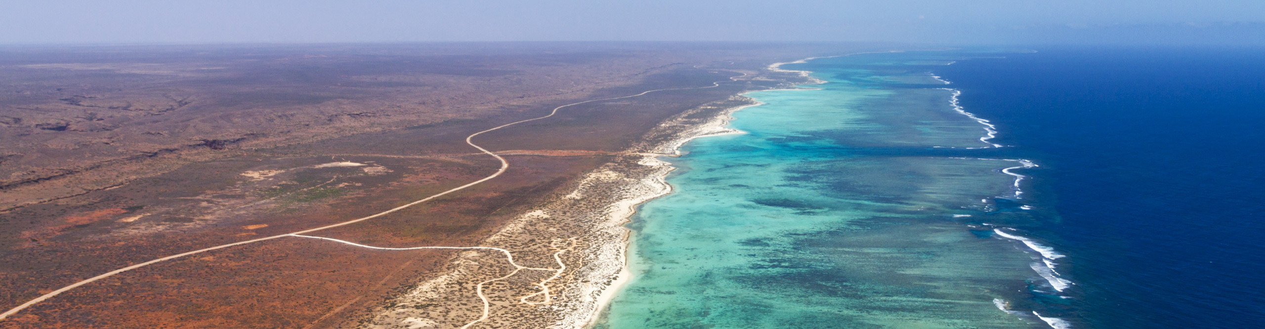 Aerial view of Ningaloo Reef, Western Australia 