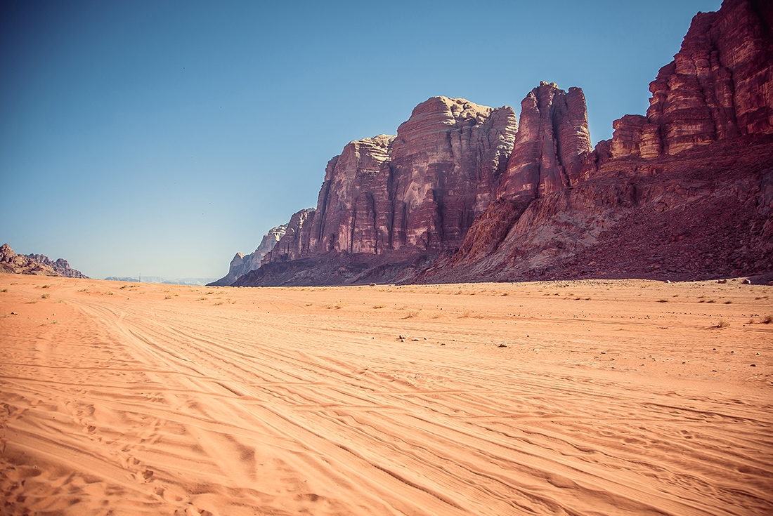The awe-inspiring landscape of Wadi Rum, Jordan