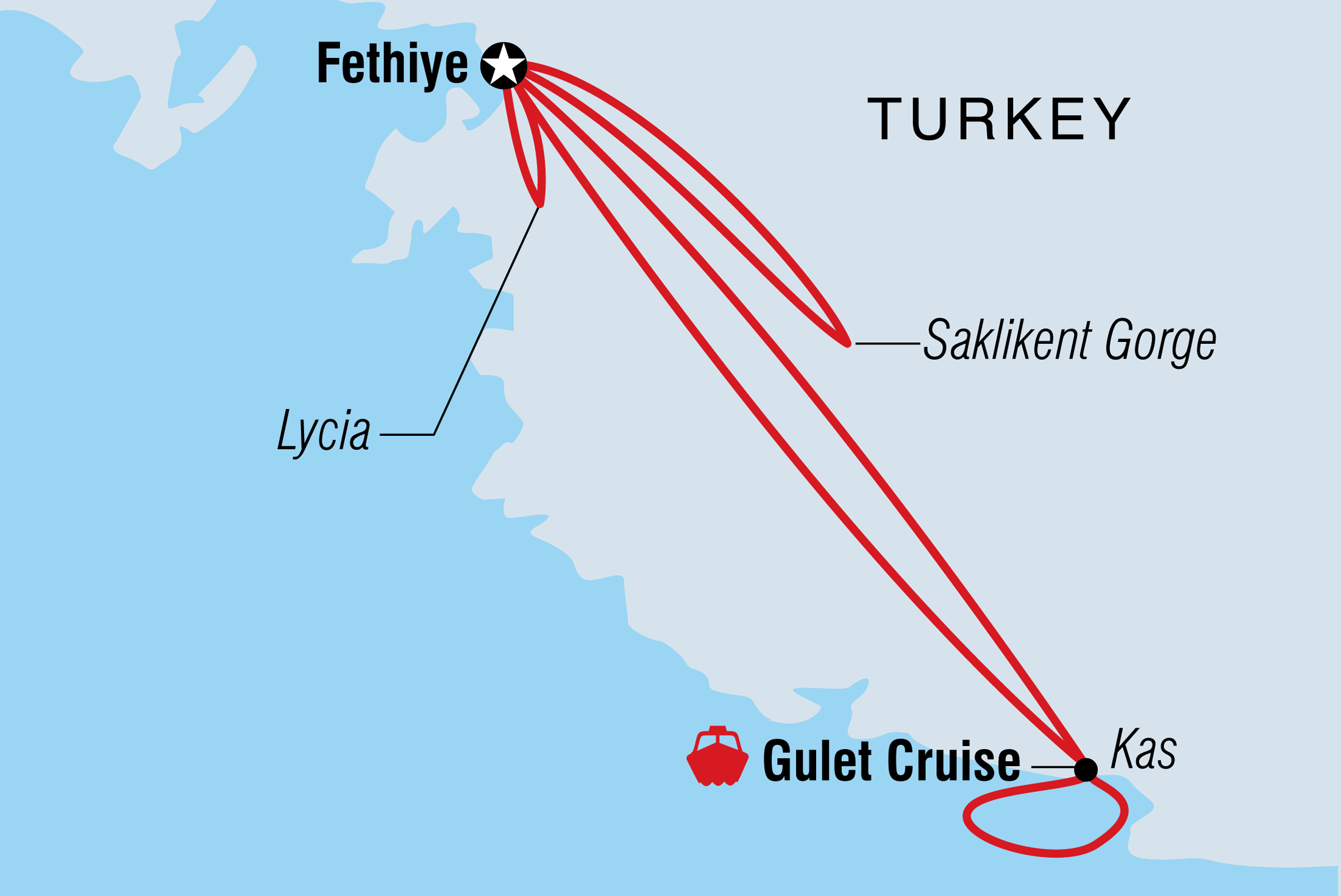 Map of Turkey Family Holiday With Teenagers including Turkey