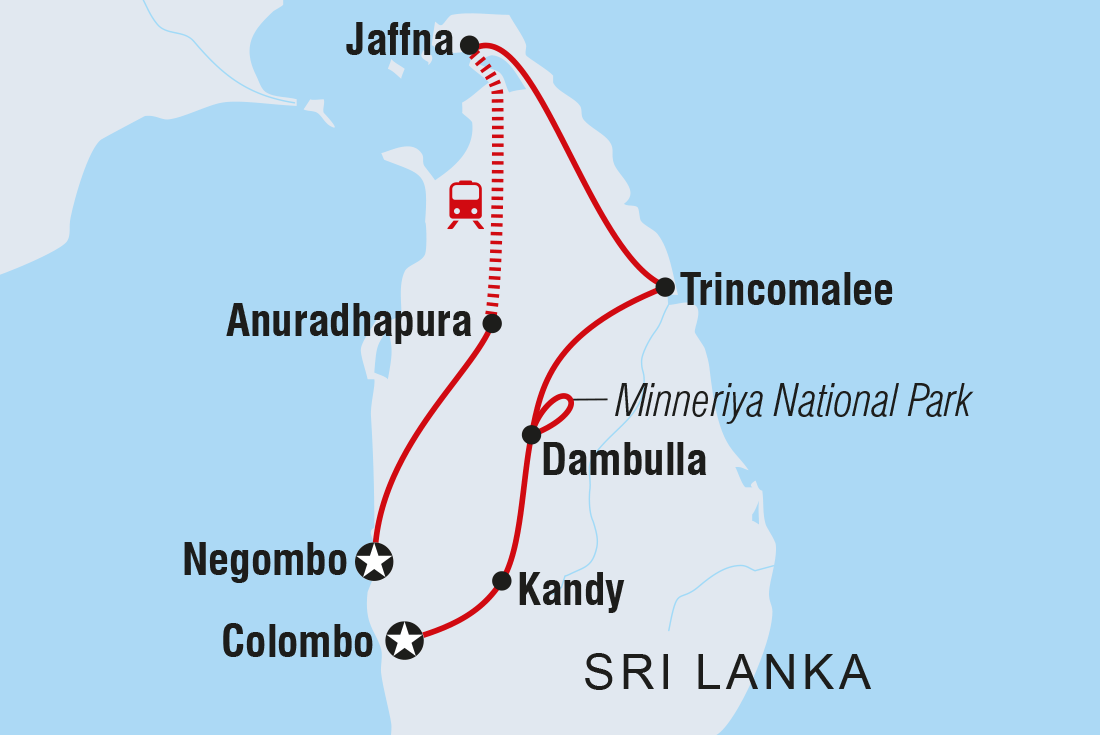 Map of Sri Lanka Explorer including Sri Lanka