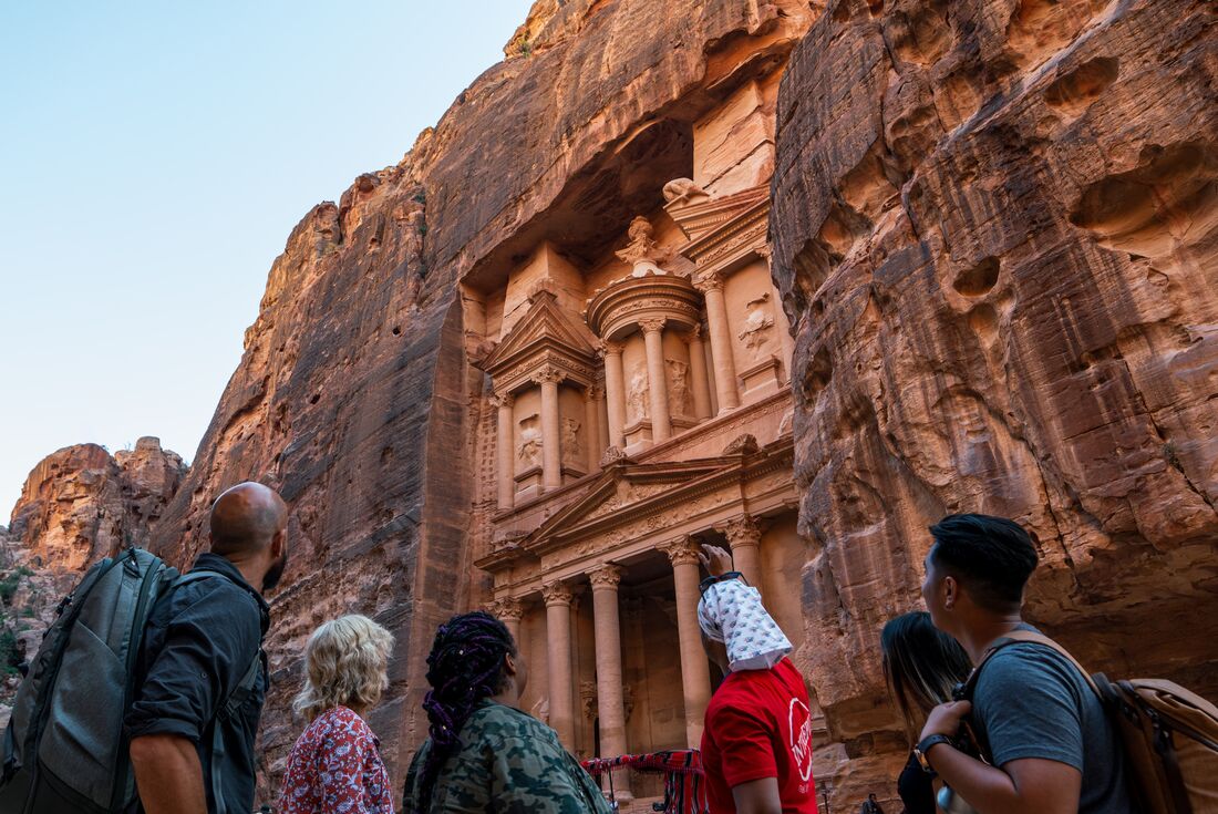 Your local leader will help you explore the ancient city of Petra