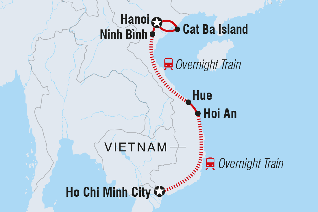 Map of Essential Vietnam including Vietnam