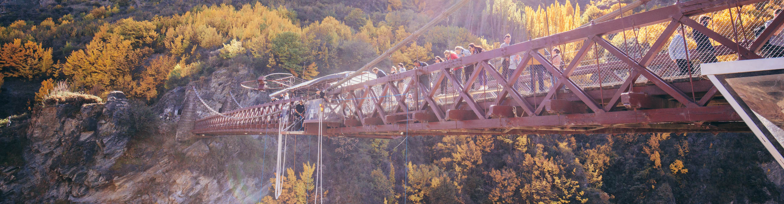 Queenstown bridge used for bungee-jumping