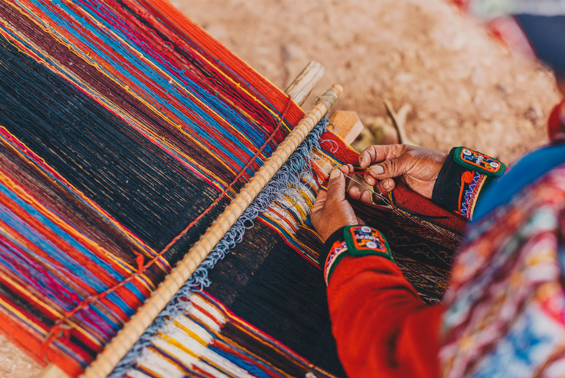 Peru Sacred Valley weaving