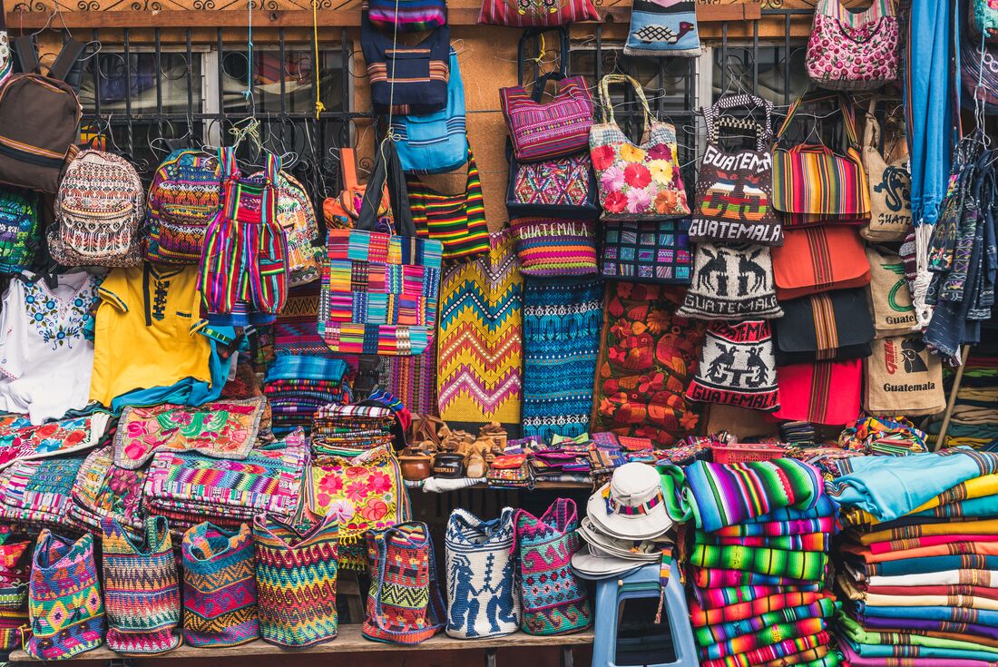 Shop for beautiful hand-woven wares in Guatemala