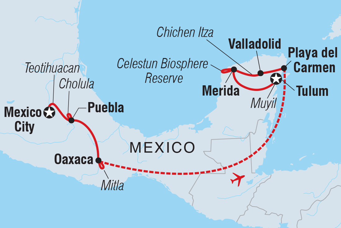 Map of Premium Mexico In Depth including Mexico