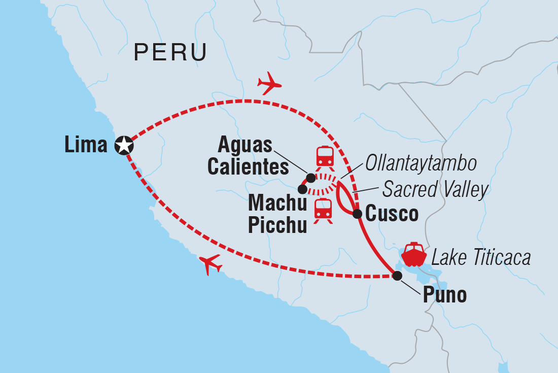 Map of Classic Peru including Peru