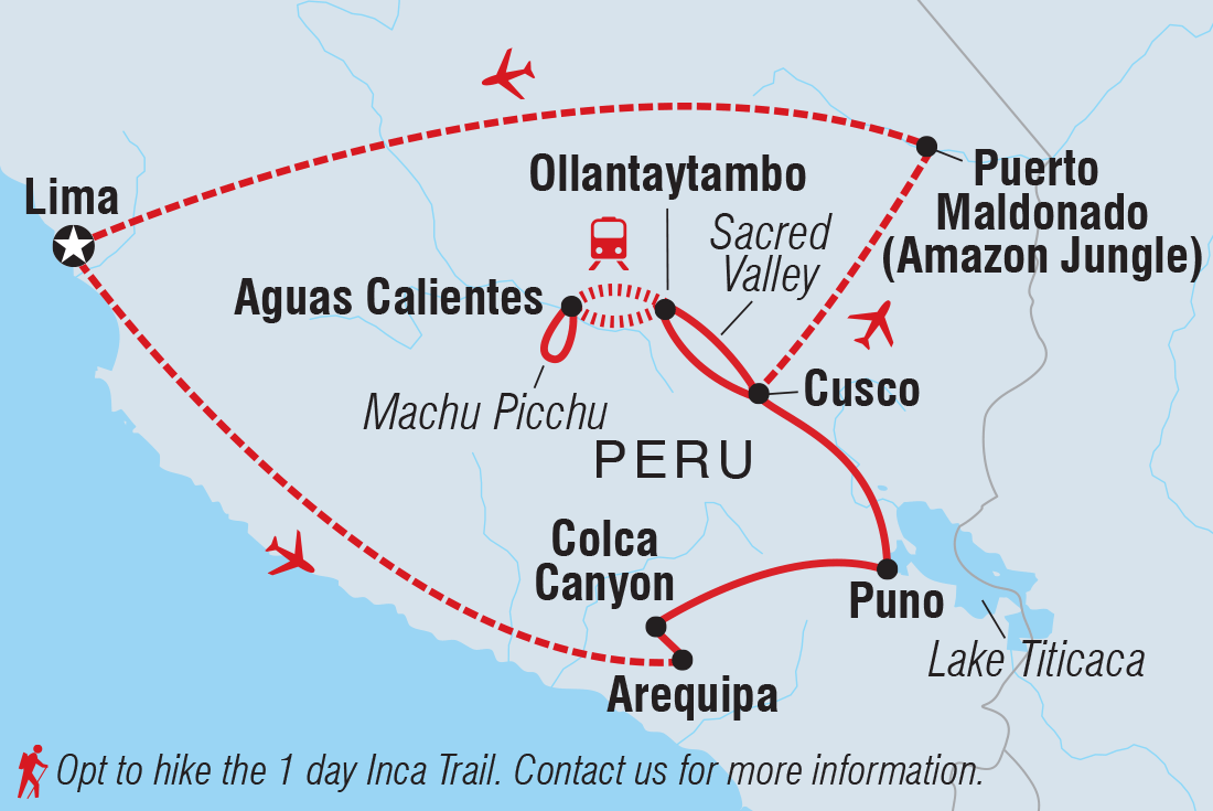 Map of Premium Peru In Depth including Peru