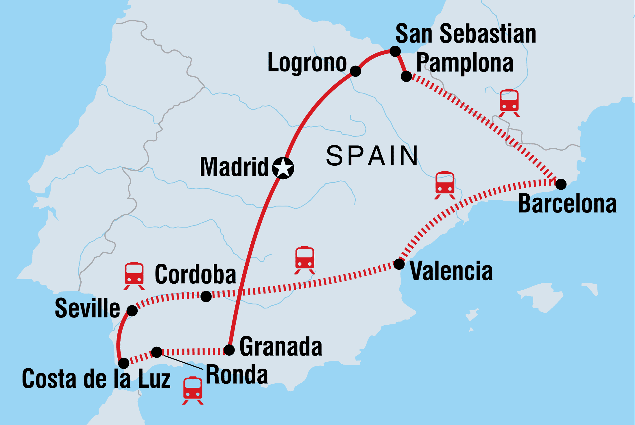 Map of Classic Spain including Spain