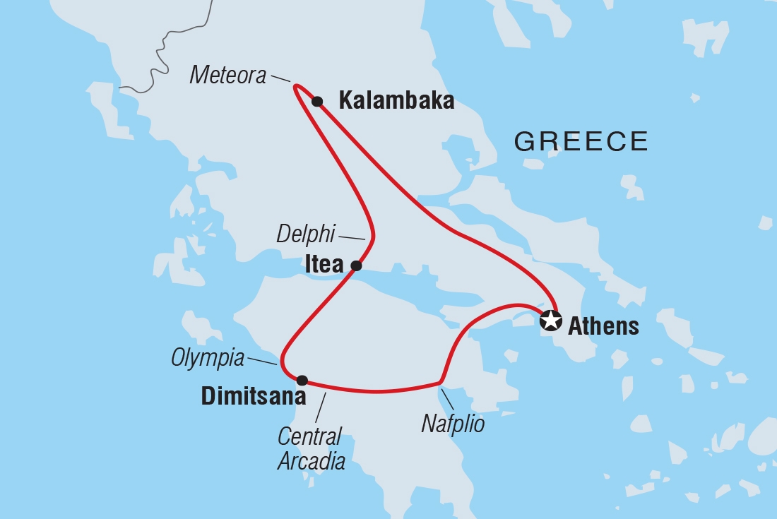 Map of Premium Greece including Greece