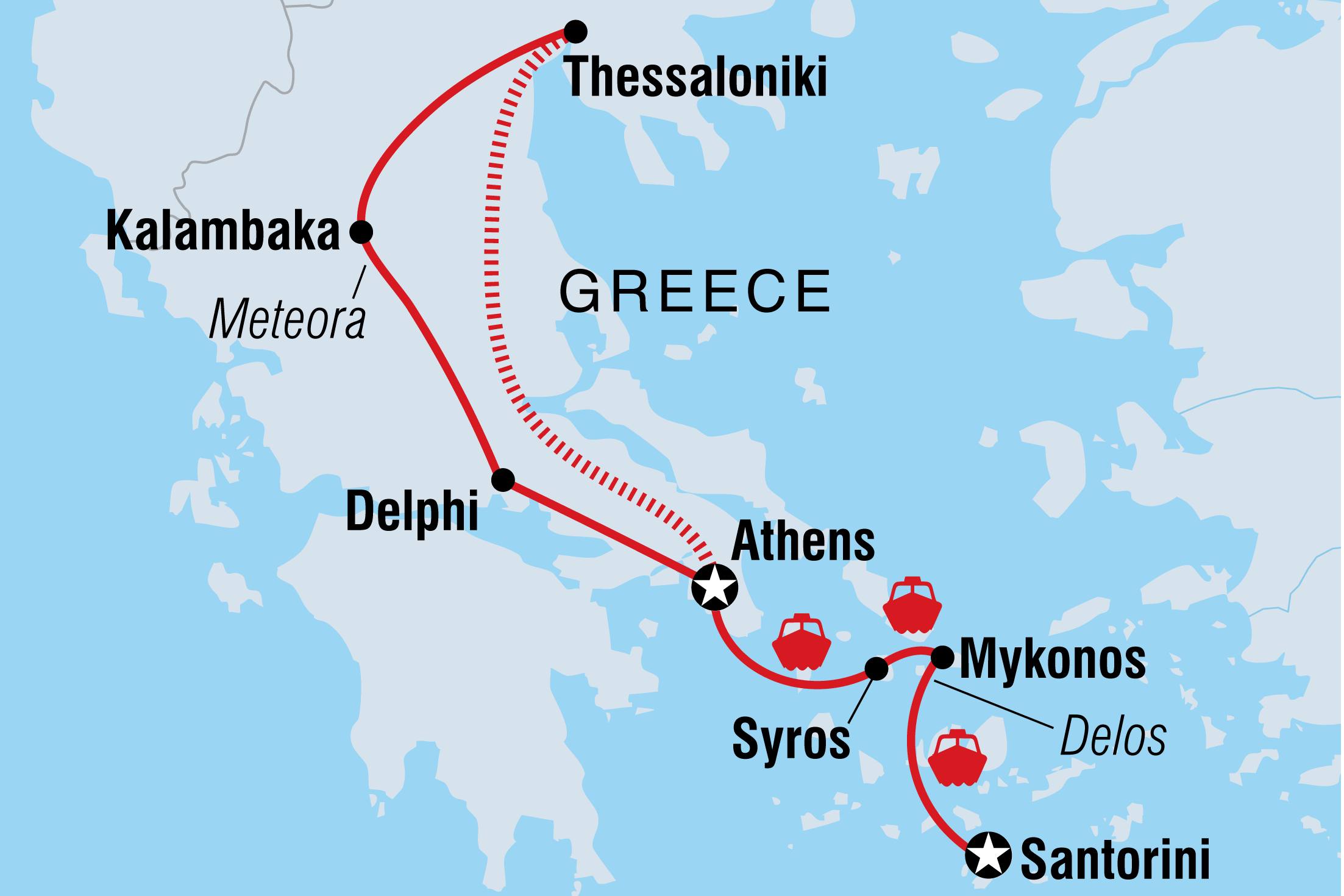 Map of Best Of Greece including Greece
