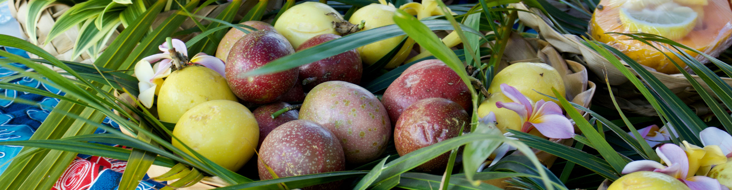 The tropical fruit on the Isle of Pines in New Caledonia.