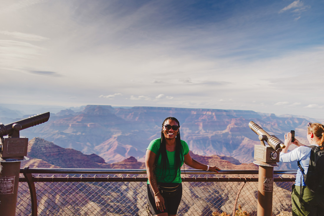 Lookout at the Grand Canyon, USA