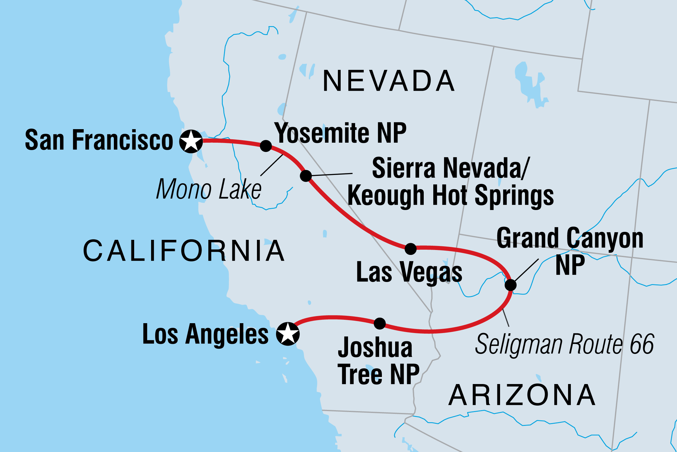 Map of Wild Western USA including United States Of America
