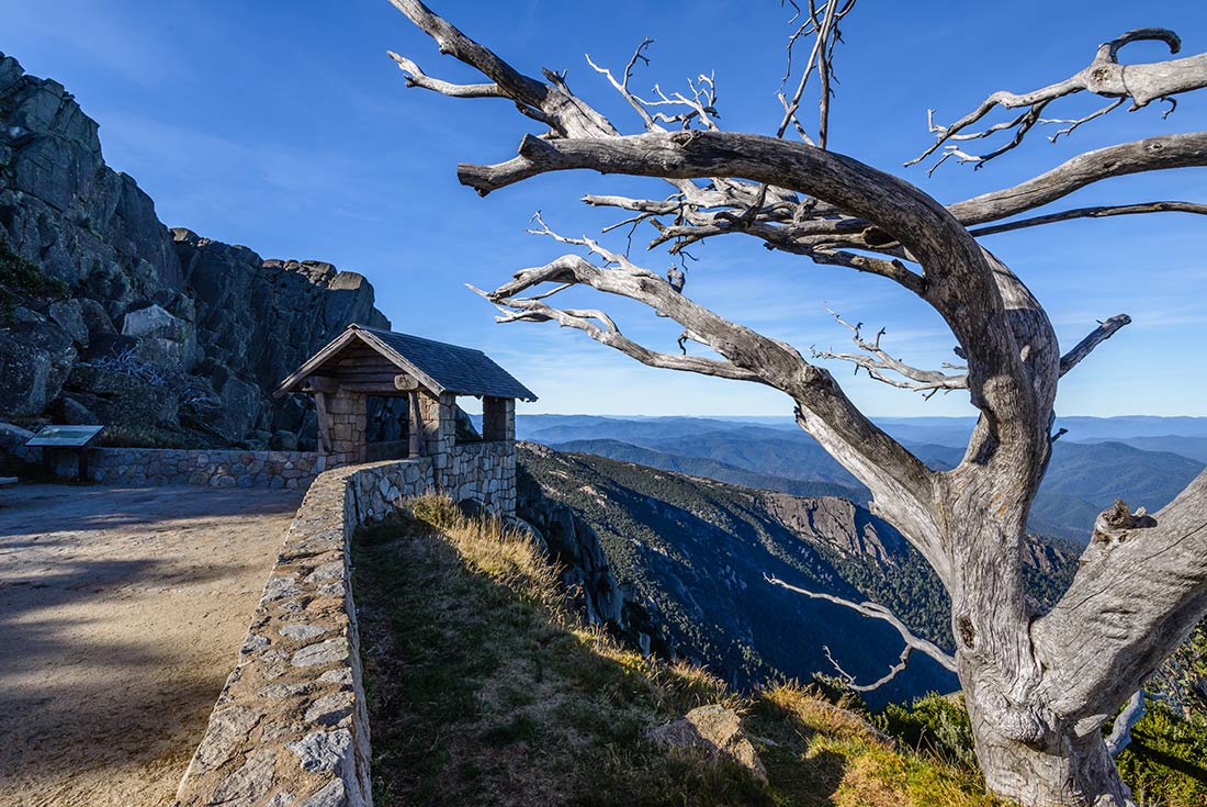The Horn lookout at Mount Buffalo, Victoria Austral