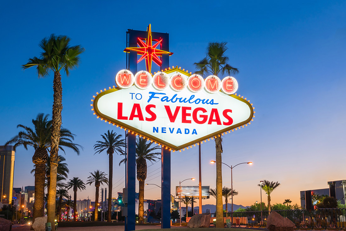 Iconic Las Vegas Sign, Nevada, USA
